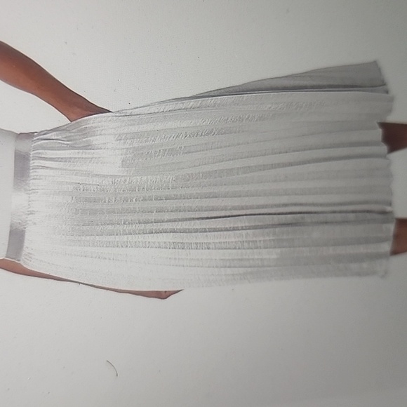 REBECCA TAYLOR WOMEN'S LAME PLEATED SKIRT SIZE 00 - Picture 1 of 5